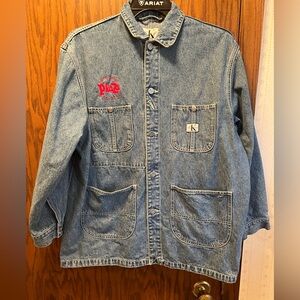 Vintage Calvin Klein Denim Jean Chore Jacket